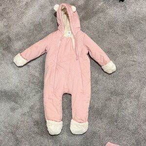 GAP Blush Pink One Piece with Cream Details